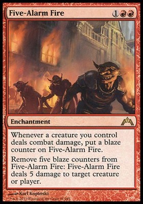 1x Five-Alarm Fire Gatecrash MtG Magic Red Rare 1 x1 Card Cards