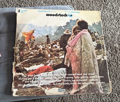 Woodstock 3 Vinyl Record Set Original Soundtrack & More 3LP 1970