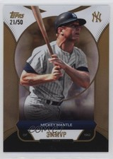 2025 Topps Welcome to the Club: 3x MVP Gold Foil 21/50 Mickey Mantle HOF 0n64