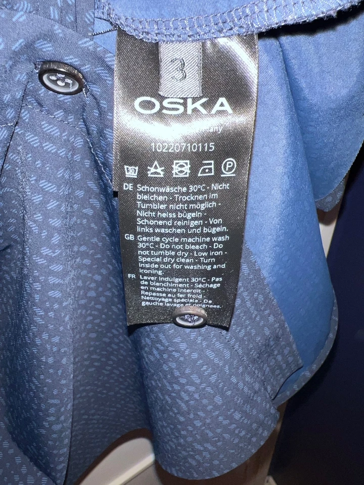 Wunderschönes Kleid von OSKA Größe 3, tragbar bei 50/52 und 54 - Bild 4 von 4