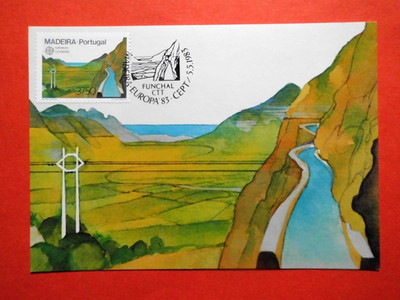 Ak. Ansichtskarten Maximumkarten Portugal-Madeira Wasser 1983 Mi. Nr. PT-MD 84 o