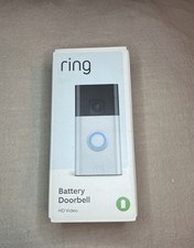 Ring Battery Doorbell Latest 2024 Model - Satin Nickel In-Box