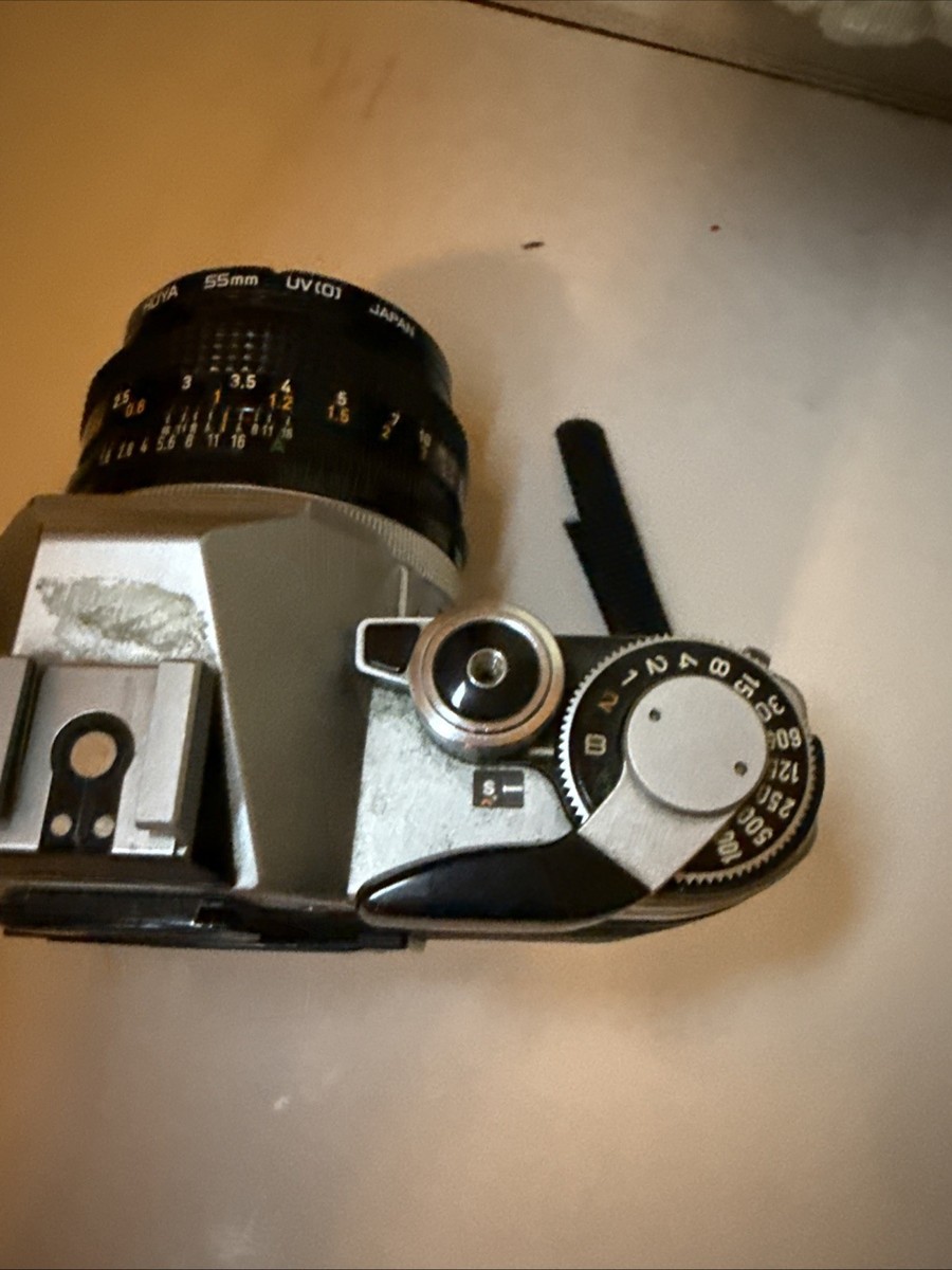 NEAR MINT 】 Canon AE-1 Silver FD 50mm F1.8 Lens Film Camera From