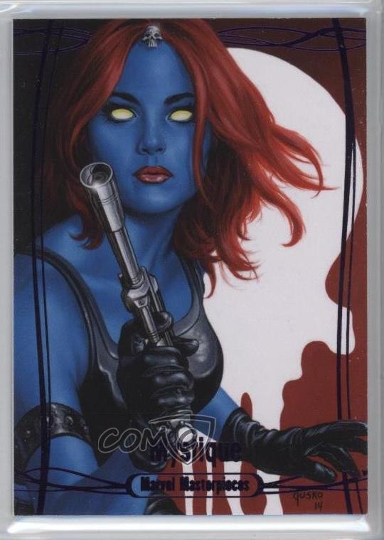 2016 Upper Deck Marvel Masterpieces Epic Purple 31/199 Mystique #56 1u0