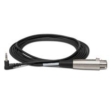 Hosa Microphone Cable - XLR3F To Right-Angle 3.5mm - 5 Ft.