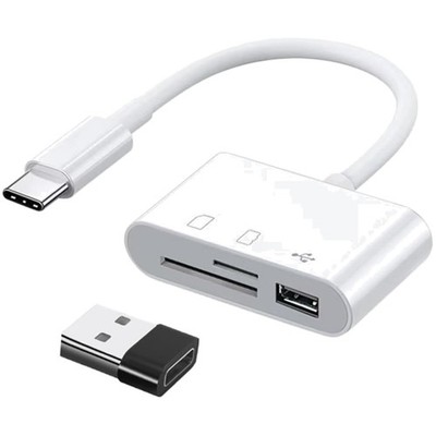 USB C SD Kartenleser, Micro SD/SDXC/HC, USB 3.0, Adapter, kompakt, kompatibel...