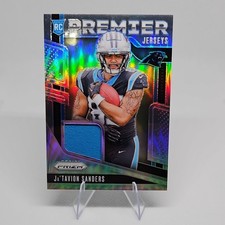 2024 Prizm Premier Jerseys Silver Prizm PJJTS Jatavion Sanders Carolina Panthers