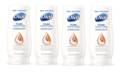 #ad 4 PACK Dial Pure Moisture Body Wash Sandalwood 14 Ounce $18.99