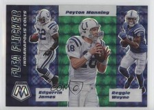 2020 Mosaic Flea Flicker Green Prizm Edgerrin James Peyton Manning #FF9 HOF xm5