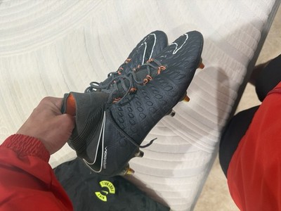 Nike Hypervenom Phantom 3 Elite ACC Gray Football Soccer Boots, Size US9 SG