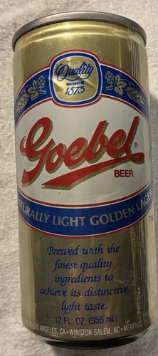 Goebel Beer Can. 1989. 12oz. - Picture 3 of 10