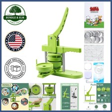 DIY Button Maker Machine Kit with 100 Button Parts, Circle Cutter  Magic Book