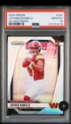 JAYDEN DANIELS 2024 PRIZM SILVER ROOKIE RC #347 PSA 10 GEM MINT! COMMANDERS NFL!
