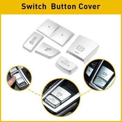 Car Gear Shift Knob Switch Button Cover Trim For BMW 5 6 7 F10 F07 X3 X4 F25 F26