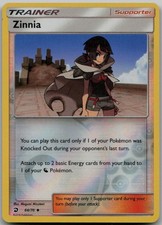 Zinnia Reverse Holo 64/70 Uncommon Dragon Majesty LP Pokemon Card