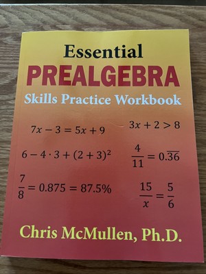 Essential Prealgebra Skills Practice Workbook