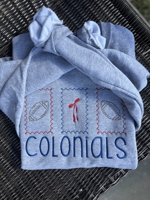 Your Choice Football Team Embroidered Sweatshirt, Gift, Game, Football, Fun