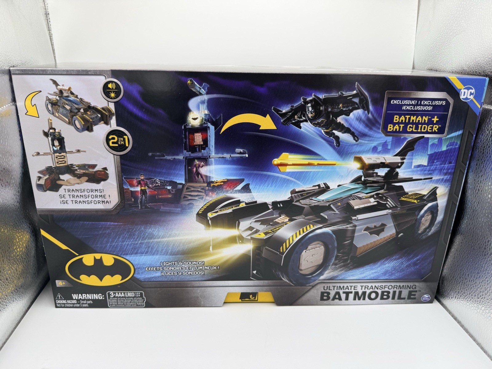 Spin Master DC Batman Playset Ultimate Transforming Batmobile 2-in-1 - BRAND NEW