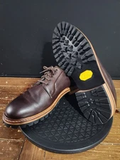 CUSTOM RESOLED Trickers X Norse Projects Brown Postman Shoe Boot Vibram England