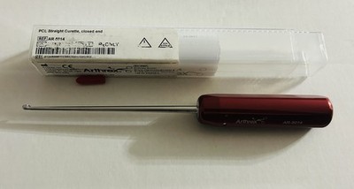 Arthrex AR-5014 PCL Straight Curette, Closed End (New In Box)