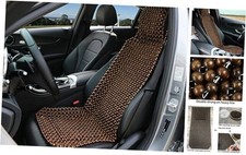 Natural Wood Beaded Seat Cover Everyday Vechicles Pickup, SUV, Sedan, MPV 