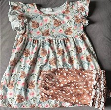 Girls Boutique Deer Outfit
