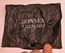 Bonney Wrench Set Vintage Small Leather Pouch H16 Double Open End Wrenches Usa