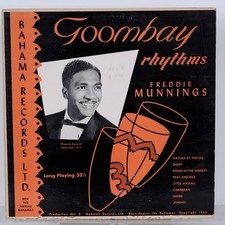 1955 Freddie Munnings Goombay Rhythms Bahama Records 10" Excellent Mono Vinyl LP