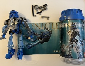 Lot of Five 2002 Lego Bionicle ORIGINAL TOA NUVA Complete with Canisters/Manuals