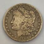 1880 CC Carson City US 90% Silver Morgan $1 bent L24804