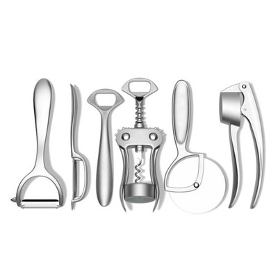 Public Goods Kitchen Tool Set | 6 Piece Kitchen Utensil Set | Includes Y-Peeler