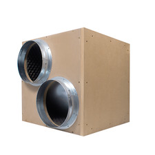 12" Acoustic Box Fan 4250m&sup3;/h Dual 10" Inlets | High Power Grow Room Extractor