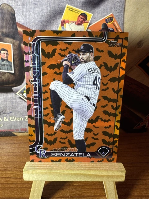 2025 Antonio Senzatela Topps Update US154 Holiday Foil BATS 1/1 SSP! Hot 1/1!