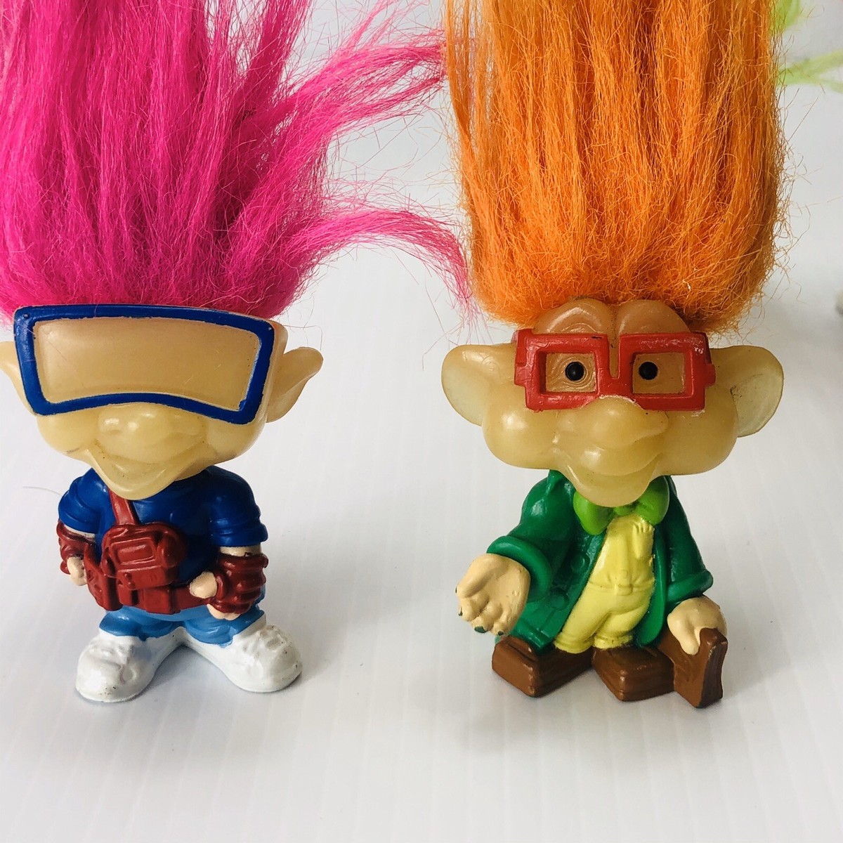 海外輸入人形 Burger King Glowビンテージ トロール Trolls Vintage Trolls 1993 Burger King Kids Club Glow in The Dark