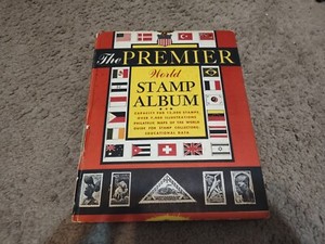 Vintage The Premier World Postage Stamp Album