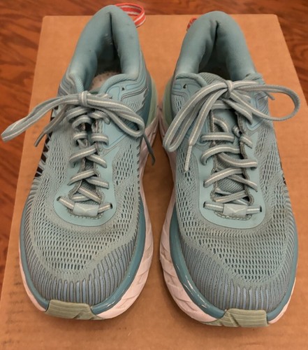 Hoka One One Womens Bondi 7 1110519 BFBG Blue Running Shoes Sneakers Size 8 - Picture 3 of 6
