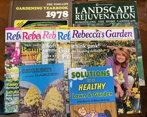 Lot of 4 books + 5 magazines Gardening and Landscaping, Succulents