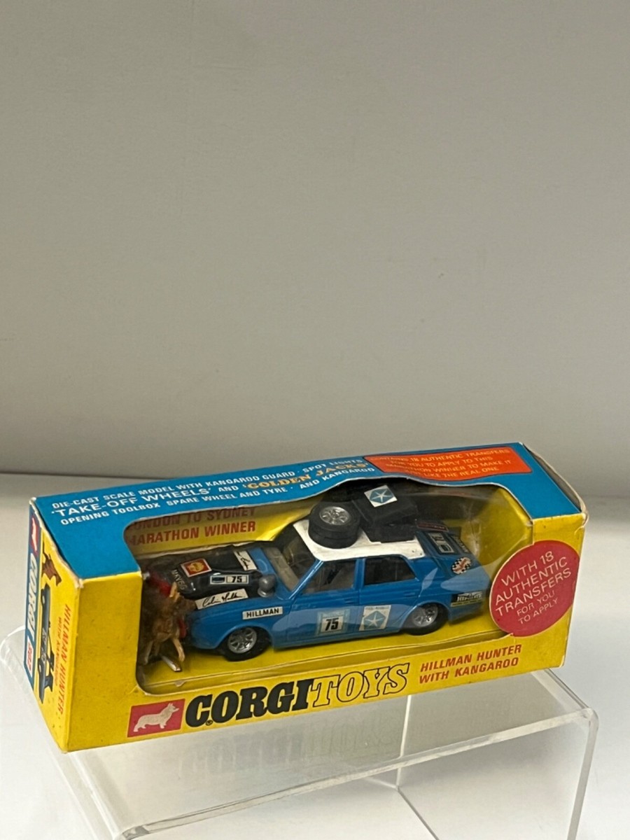 Original Corgi 302 Hillman Hunter with Kangaroo 1969 Mint In Box