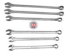 Britool England Extra Long Metric Combination Spanner Set With 12-Point Ring
