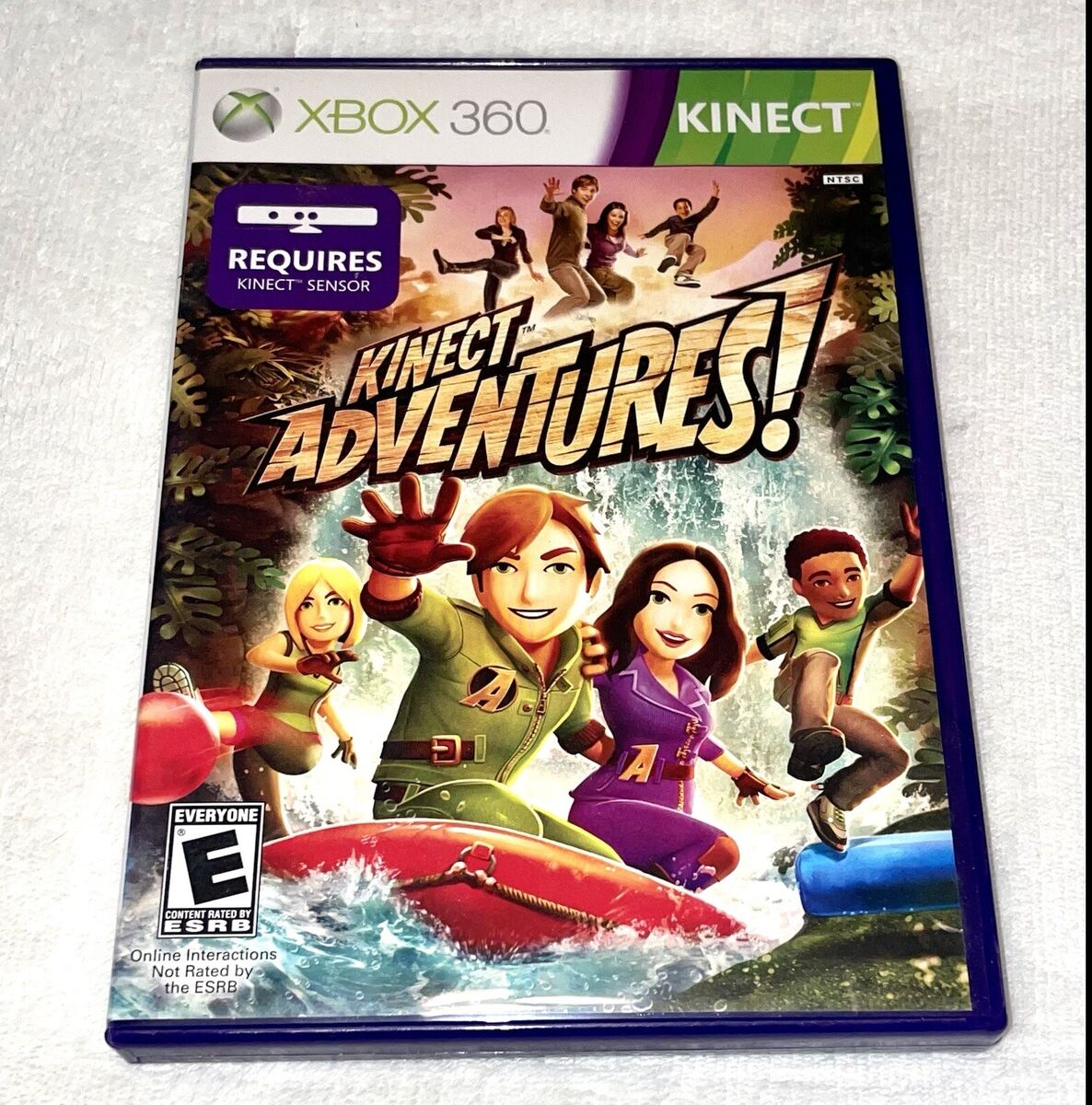 Kinect Adventures! (Microsoft Xbox 360). Tested. Unreal - Online - 2 Player