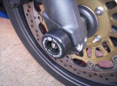 Protection de fourche R&G Racing antichoc pour éviter les rayures de suspension Triumph 955
