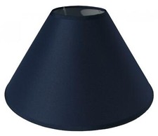 Navy Blue Cotton Coolie Lampshade Table Lamp or Ceiling Pendant Light Shade