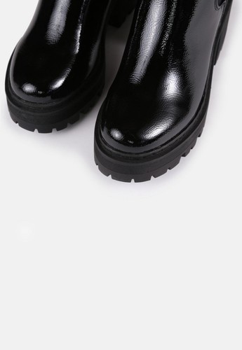 Missguided Patent Cleated Sole Chelsea 