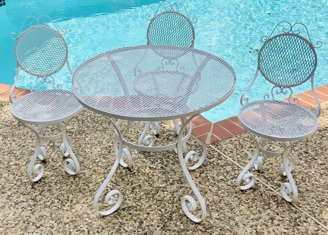 wrought iron patio set for sale