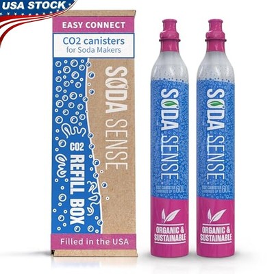 60L Easy Connect CO2 Canister Refill Compatible W/ SodaStream Machines home New