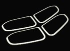 <!--F#f_0-->For Kia Sportage R 2011-2016 Glossy Chrome Inner Door Handle Lock Frame Trim 4pc<!--F/-->