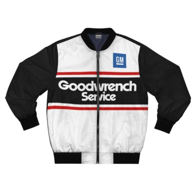 Dale Earnhardt GM Goodwrench Service Nascar 3 90's Racing Suit Bomber Jacket