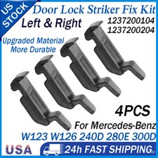 4pcs Door Lock Striker Fix Upgrade Rubber For Mercedes W123 W126 240d 280e 300d