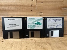 MACINTOSH 1994 MICROPHONE LT, MAC INTERNET, Startfaxing 3.5" FLOPPY DISK Vtg