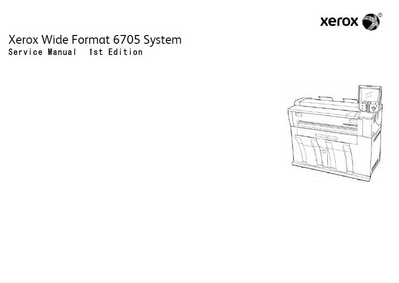 xerox wide format 6705